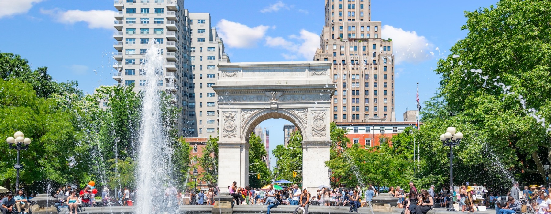 Fountain in Washington Square Park